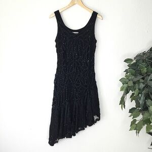 Basix II Sequin Asymmetrical Dress